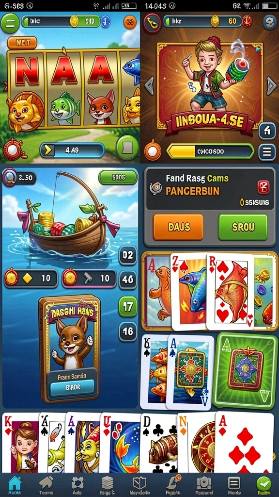 898a - Tampilan grafis yang menawan saat memulai game.