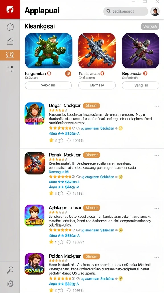 gim999 - Tangkapan layar menggambarkan fitur sosial untuk interaksi dengan pemain lain.