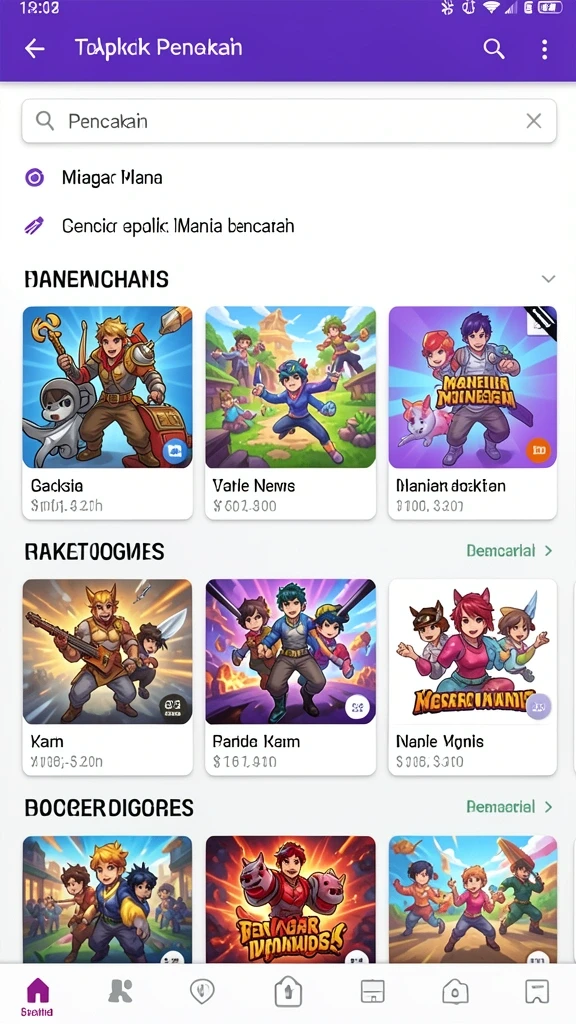 id098 - Screenshot menunjukkan pertempuran seru melawan monster.