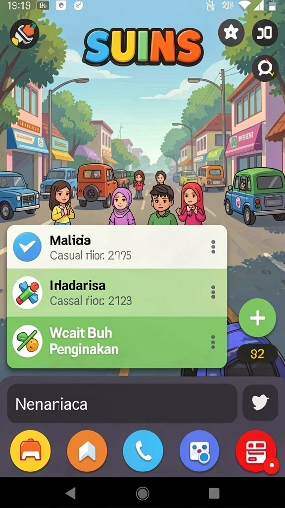 prg007 - Grafis yang tajam dan penuh warna pada setiap karakter.